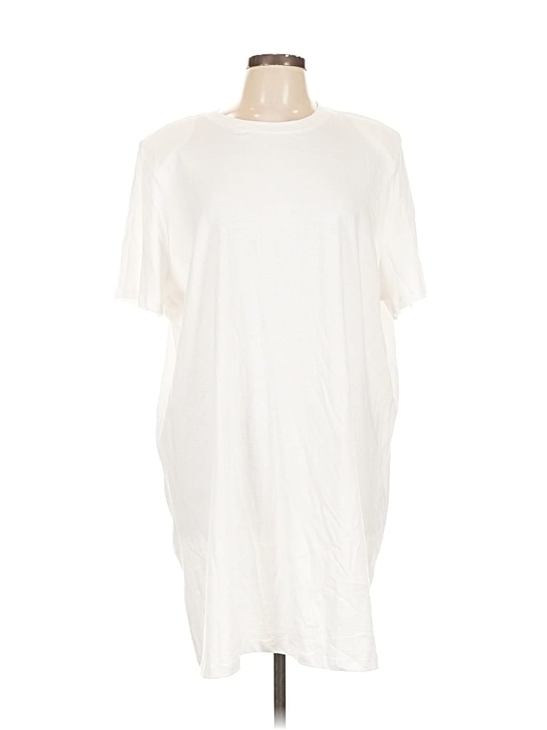Pre-owned Divided By H&m Casual Dress In White