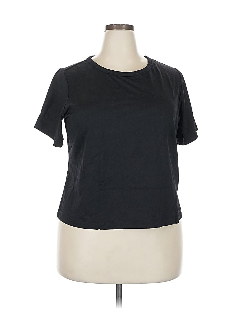Pre-owned Flx Short Sleeve T-shirt In Black