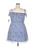 Mossimo Supply Co. 100% Polyester Paisley Blue Casual Dress Size XXL - photo 2