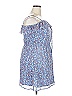 Mossimo Supply Co. 100% Polyester Paisley Blue Casual Dress Size XXL - photo 4