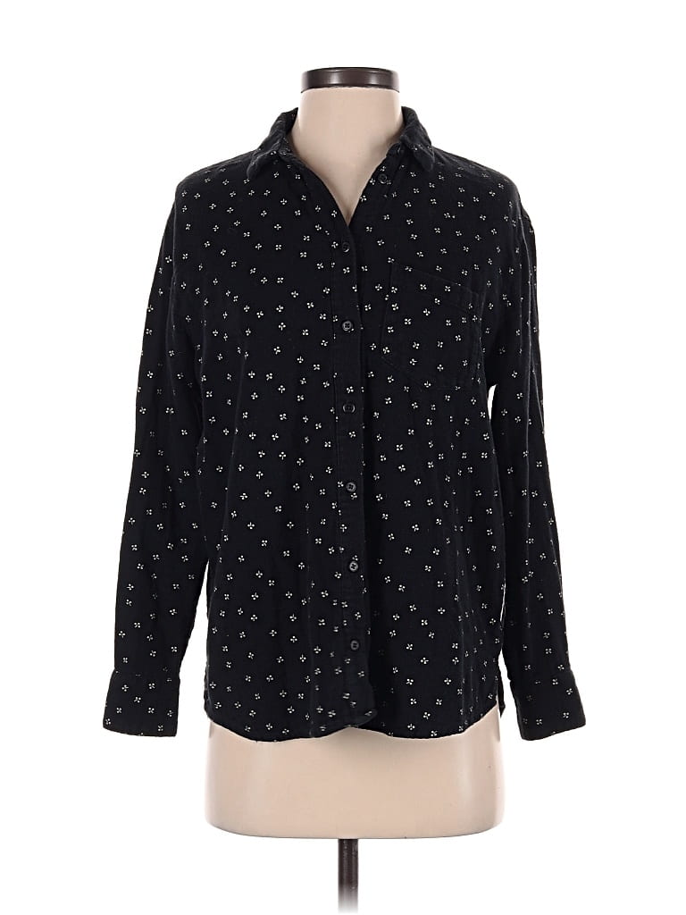 Click to view more detailed imagery on our partner's website Pre-owned Madewell Long Sleeve Blouse In Black