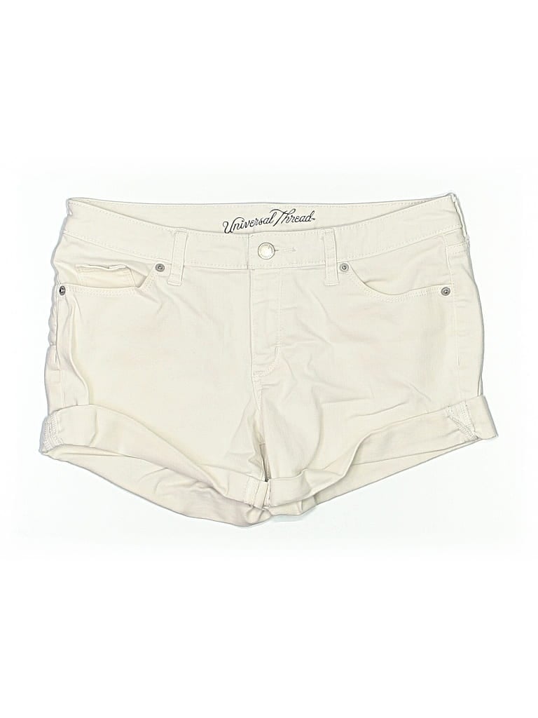 Pre-owned Universal Thread Khaki Shorts In White