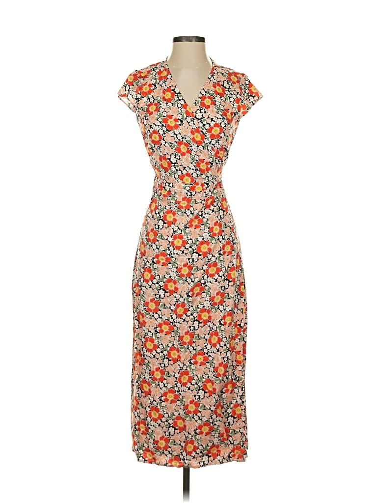 Pre-owned J.crew Mercantile Casual Dress In Orange
