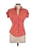 Elie Tahari Orange Short Sleeve Blouse Size 22 - photo 1