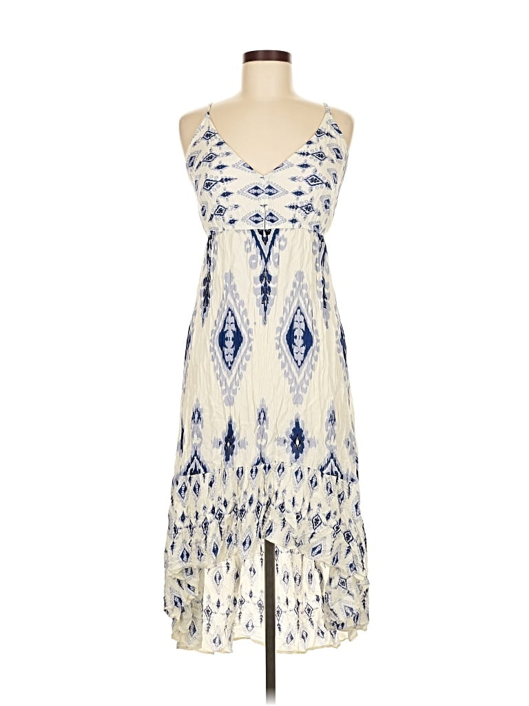 Pre-owned Angie Casual Dress In White