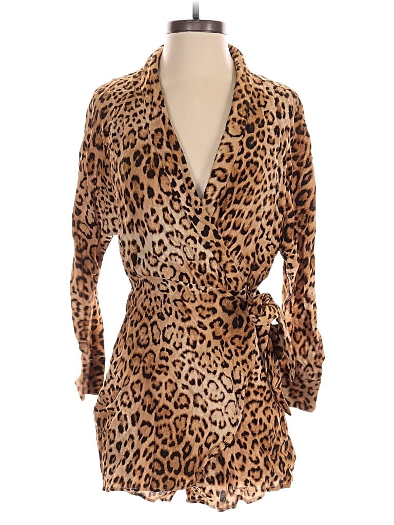 Pre-owned Zara Trf Romper In Brown