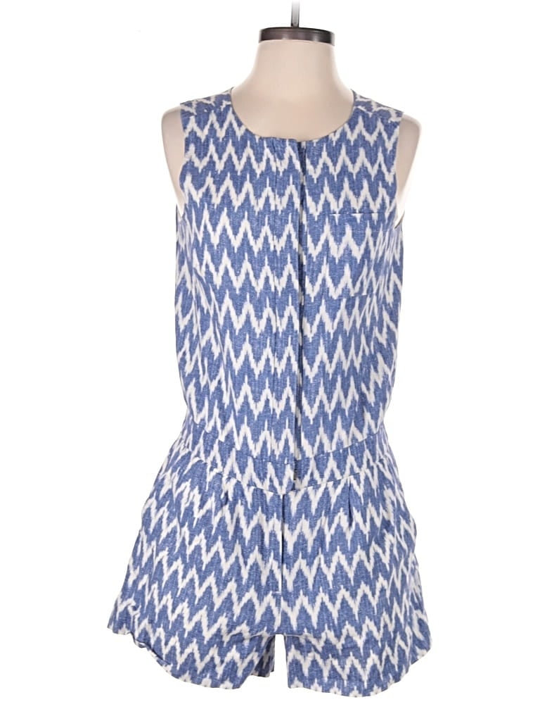 Pre-owned J.crew Factory Store Romper In Blue