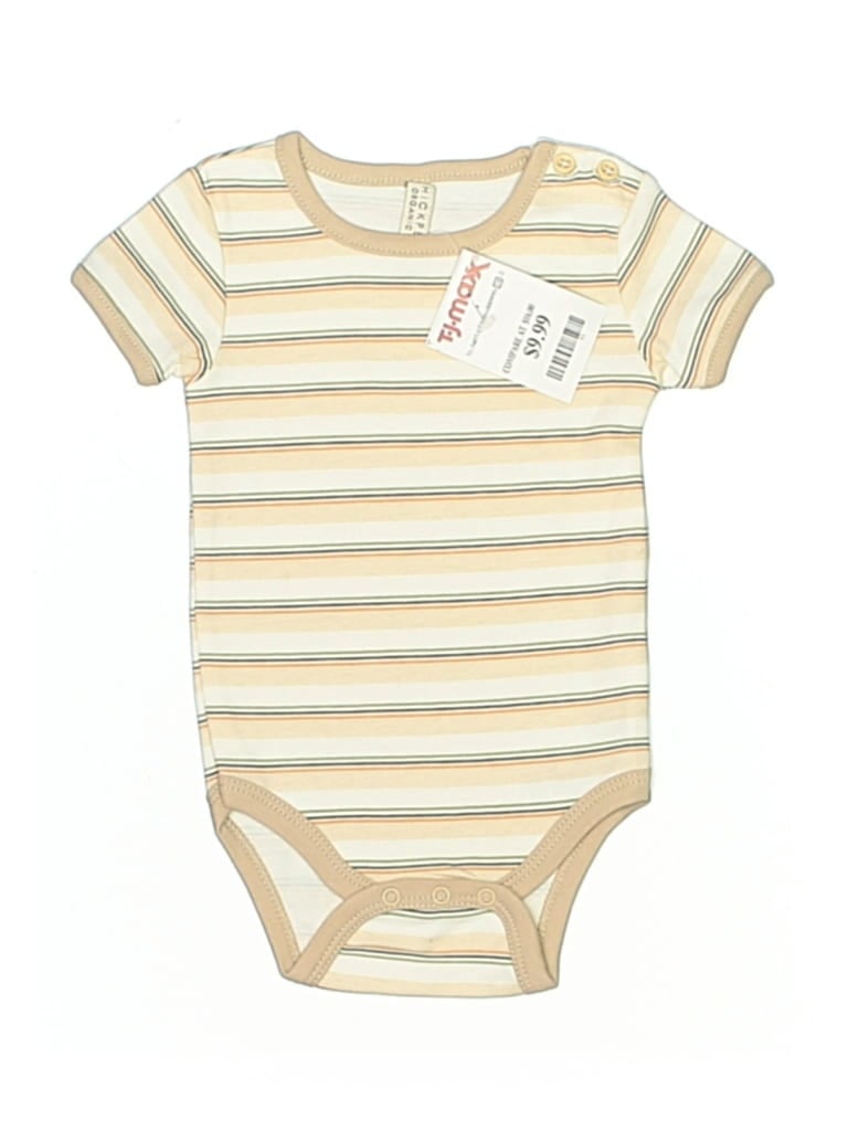 Click to view more detailed imagery on our partner's website Pre-owned Chick Pea Babies' Short Sleeve Onesie In Yellow