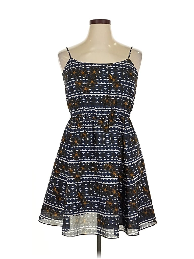 Pre-owned J.crew Factory Store Casual Dress In Blue