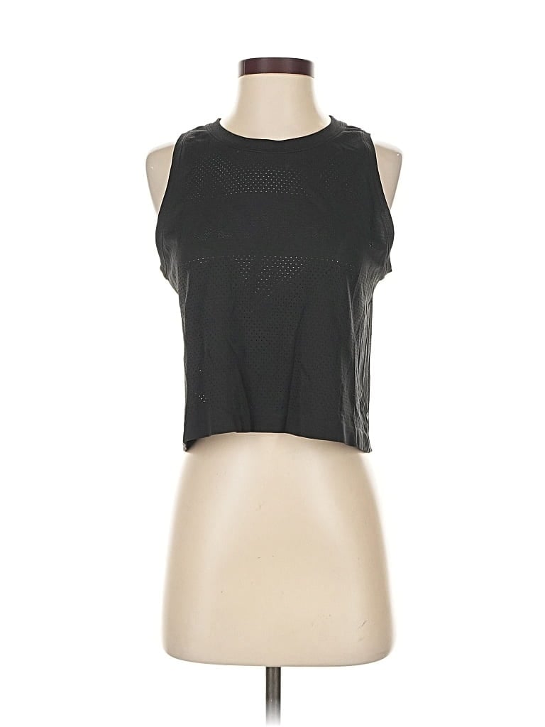 Pre-owned Lululemon Athletica Sleeveless T-shirt In Black