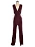 Topshop 100% Polyester Solid Burgundy Jumpsuit Size 0 - photo 1