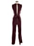 Topshop 100% Polyester Solid Burgundy Jumpsuit Size 0 - photo 2