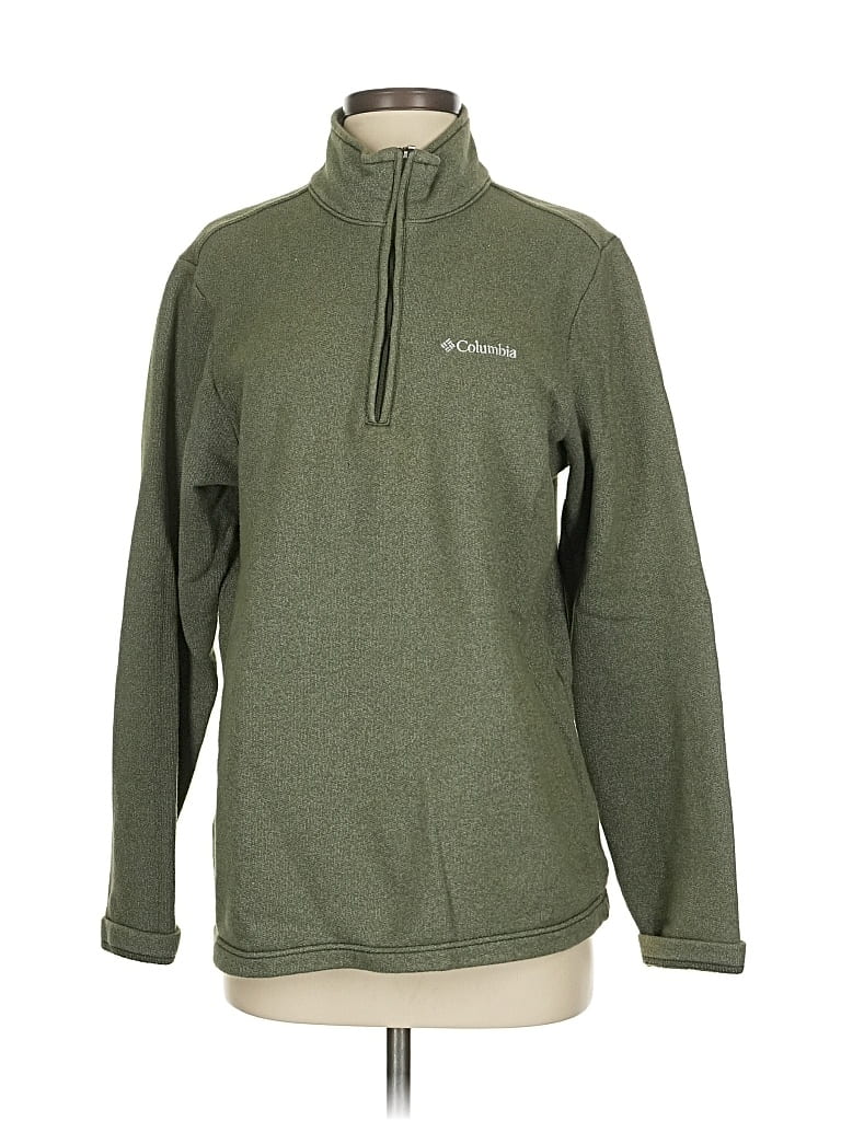 Pre-owned Columbia Pullover Sweater In Green
