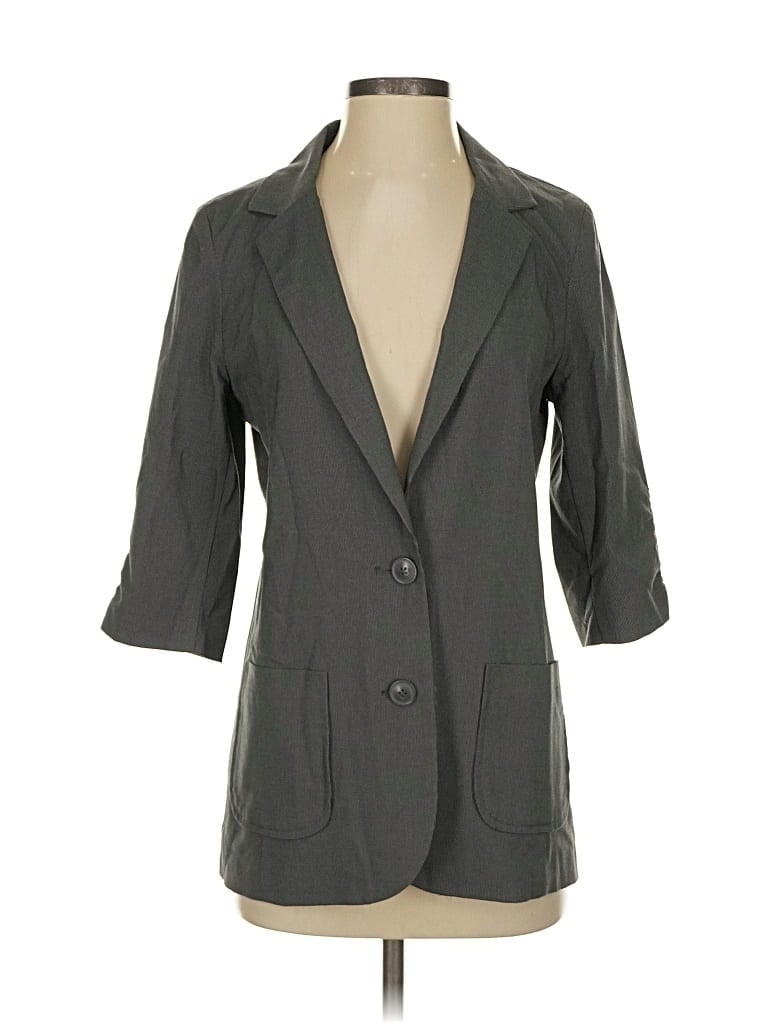 Pre-owned Unbranded Blazer Jacket In Gray
