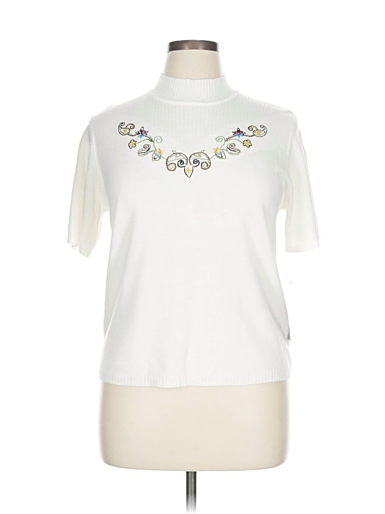 Koret Pullover Sweater In White