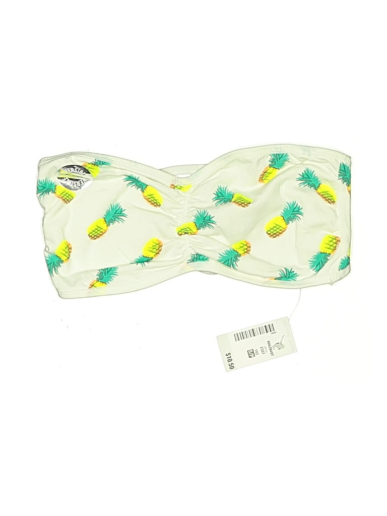 Pre-owned Assorted Brands Kids' Tube Top White Strapless Neckline Tops