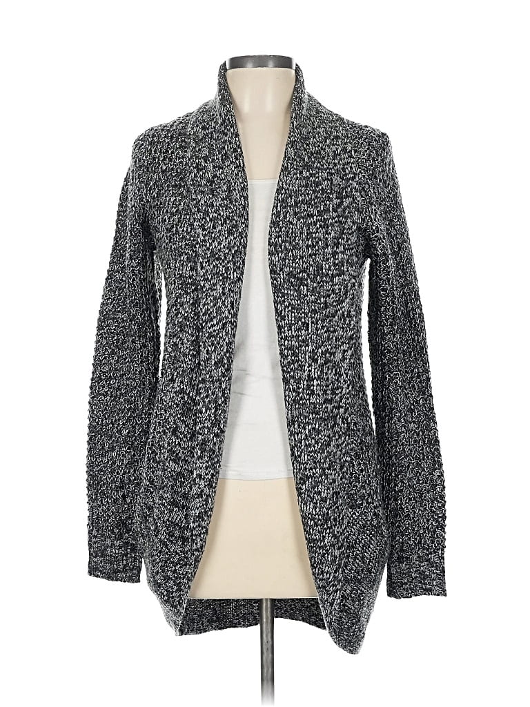 DEREK HEART Pre-owned Cardigan Sweater In Gray