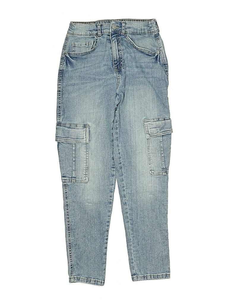 Pre-owned Zara Kids' Jeans In Blue