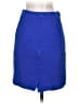 J.Crew 100% Cotton Solid Blue Formal Skirt Size 2 - photo 2