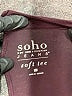 Soho Burgundy Bodysuit Size S - photo 3