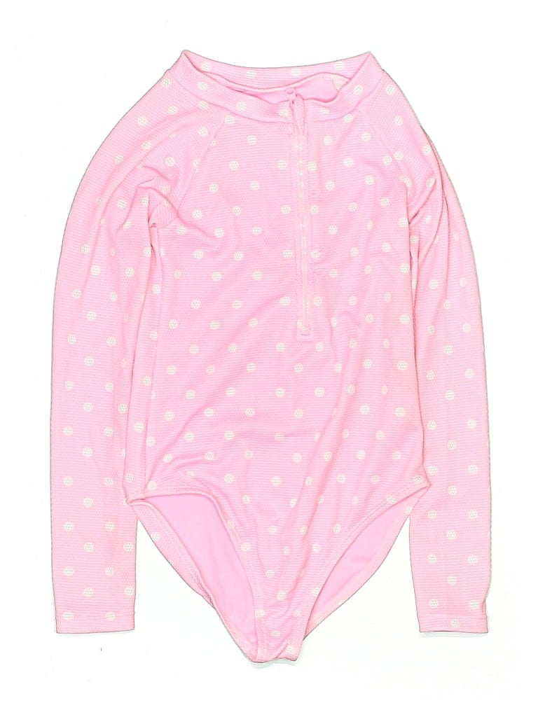 Pre-owned Assorted Brands Kids' Rash Guard In Pink