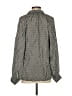 Reiss Houndstooth Gray Long Sleeve Blouse Size 2 - photo 2