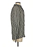Reiss Houndstooth Gray Long Sleeve Blouse Size 2 - photo 4