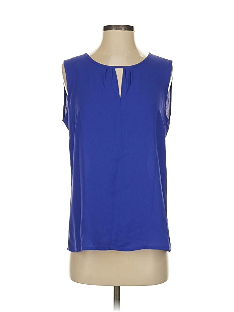 KASPER Pre-owned Sleeveless Blouse In Blue
