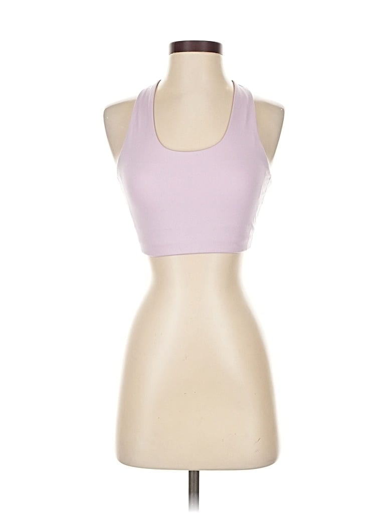 Pre-owned Gap Fit Tank Top Purple Halter Neckline Tops