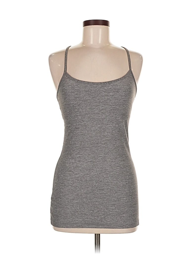 Pre-owned Lululemon Athletica Active Tank Top In Gray