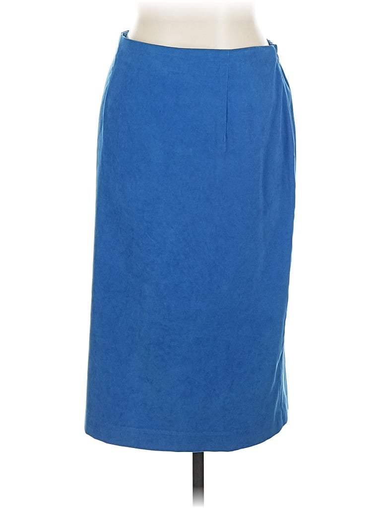 Pre-owned Leslie Fay Casual Skirt In Blue