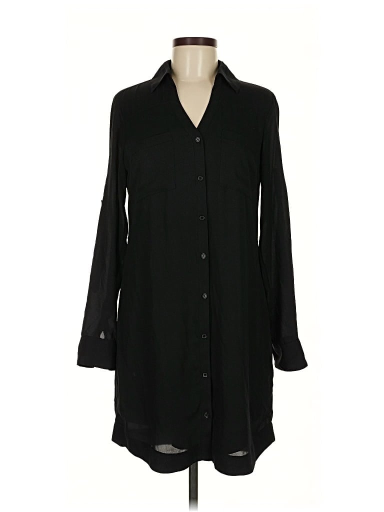 Pre-owned Express Casual Dress In Black