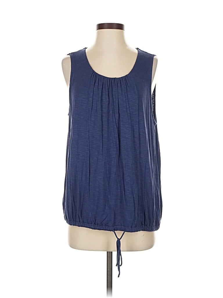 Pre-owned Left Coast By Dolan Sleeveless T-shirt In Blue