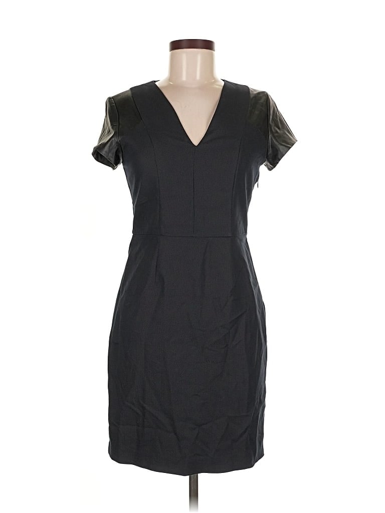 Pre-owned Zara Basic Cocktail Dress In Black