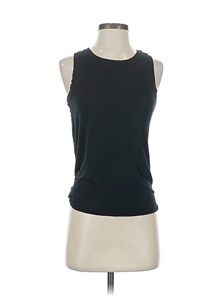 Pre-owned Halogen Sleeveless T-shirt In Black