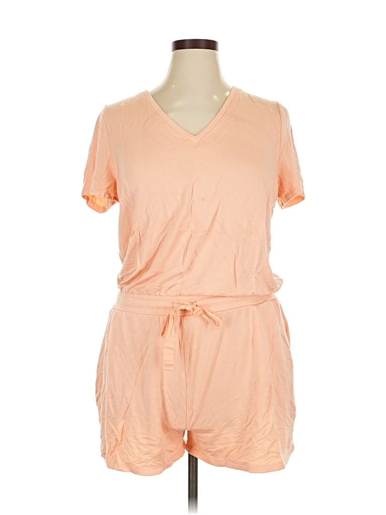 Pre-owned Daily Ritual Romper In Orange
