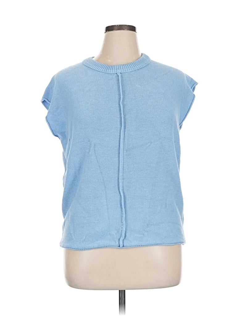 Pre-owned Unbranded Cardigan Sweater In Blue