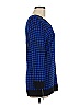 Apt. 9 100% Rayon Houndstooth Blue Pullover Sweater Size M - photo 4