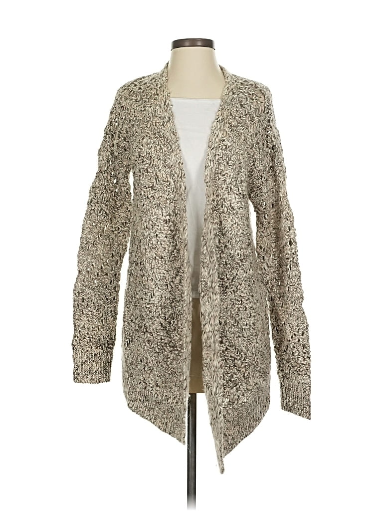 Pre-owned Lucky Brand Cardigan Sweater In Brown