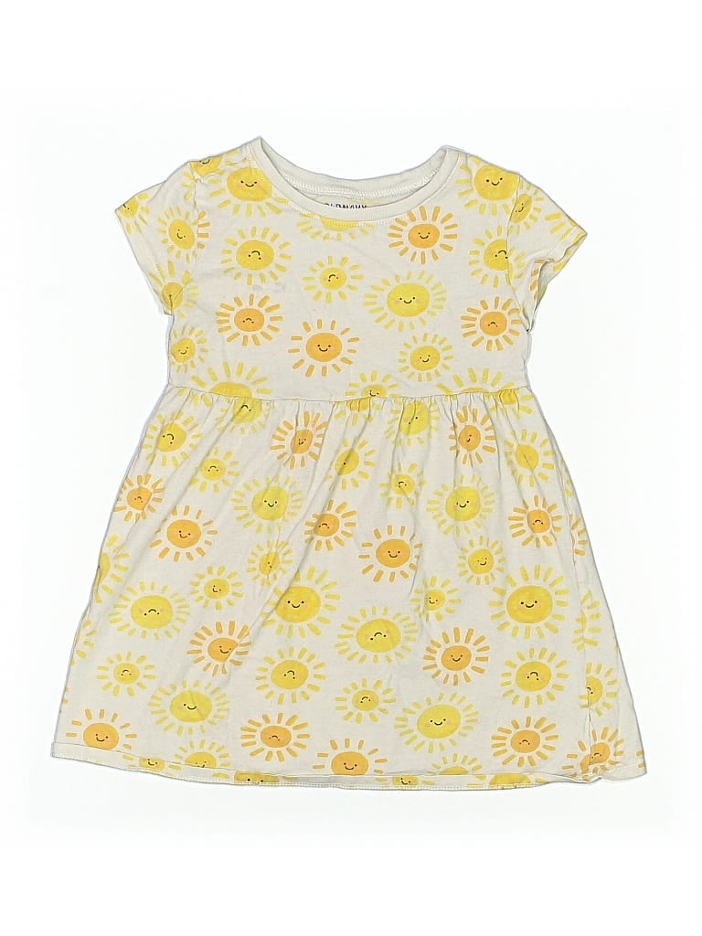 OLD NAVY Pre-owned Kids' Dress In Yellow