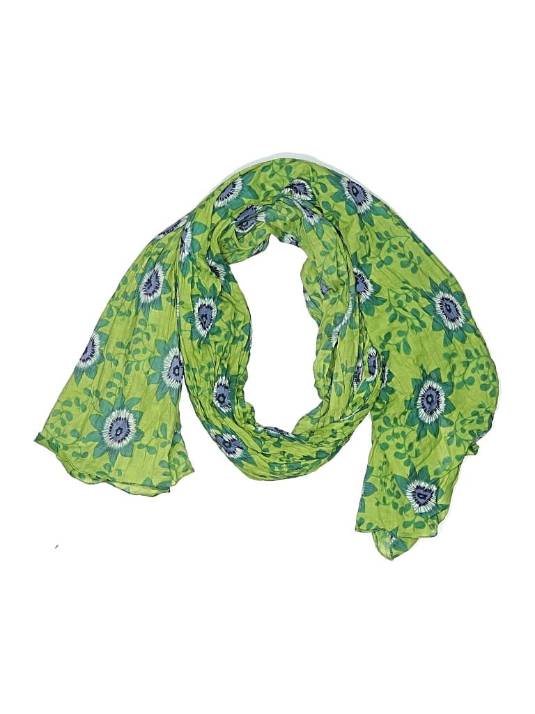 Pre-owned Unbranded Scarf In Green