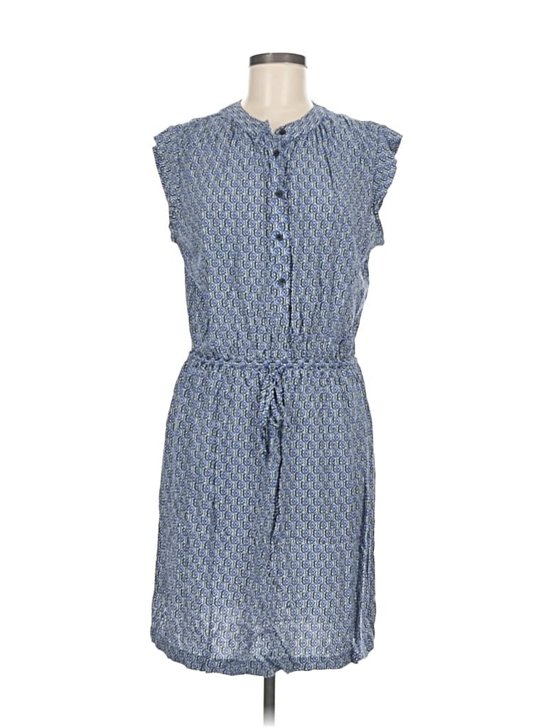 Pre-owned Ann Taylor Loft Casual Dress In Blue