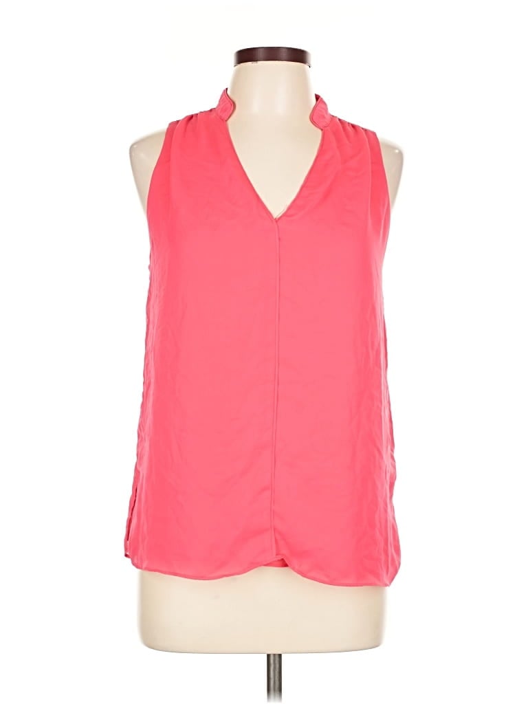 Pre-owned Naked Zebra Sleeveless Blouse In Red