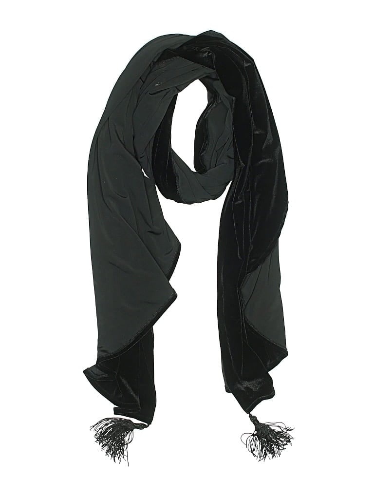 Pre-owned Assorted Brands Scarf In Black