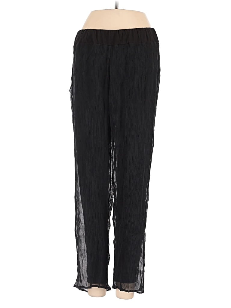Pre-owned Soft Surroundings Silk Pants In Black