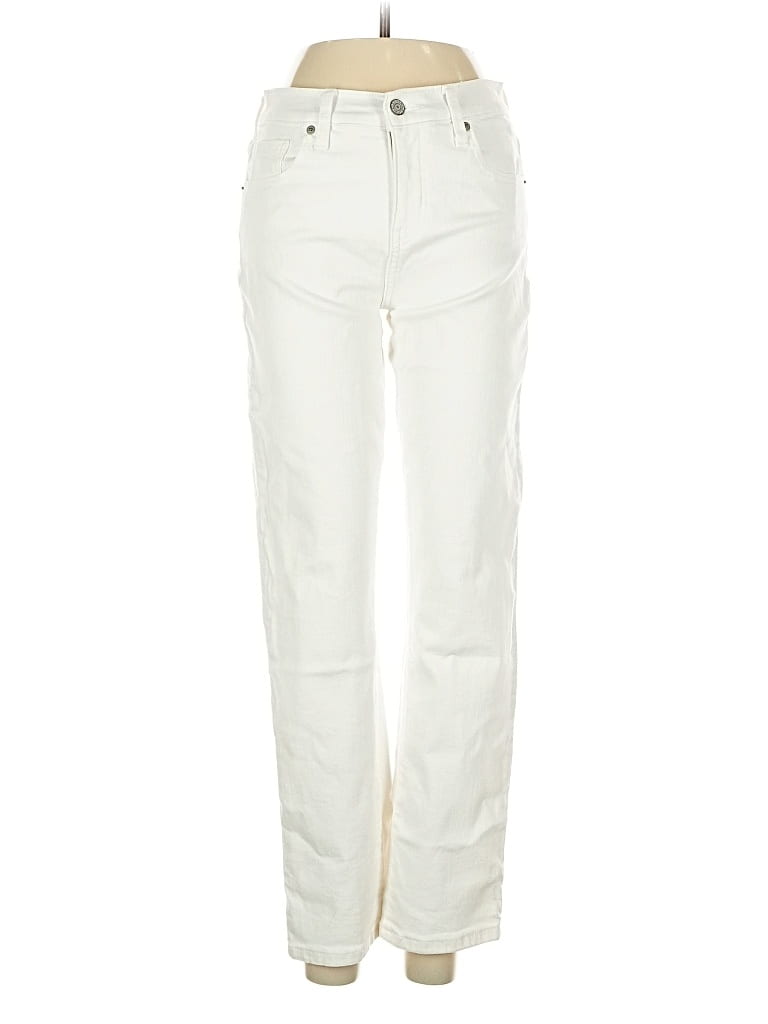 Pre-owned Banana Republic Factory Store Jeans In White