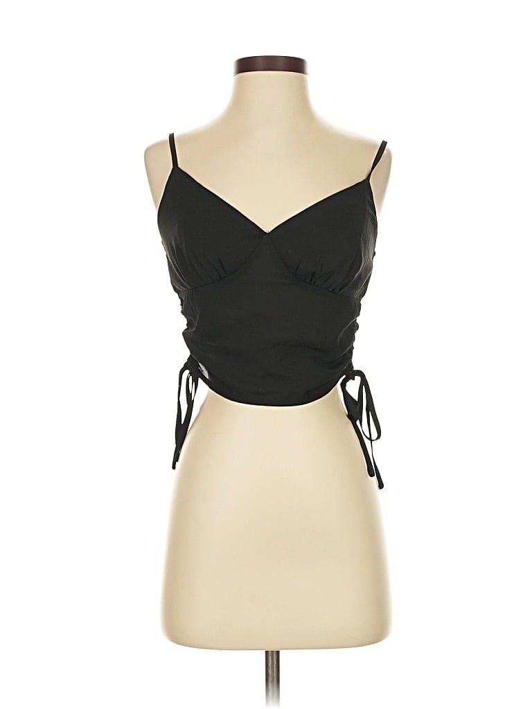 Pre-owned La Hearts Sleeveless Top Black Strapless Neckline Tops