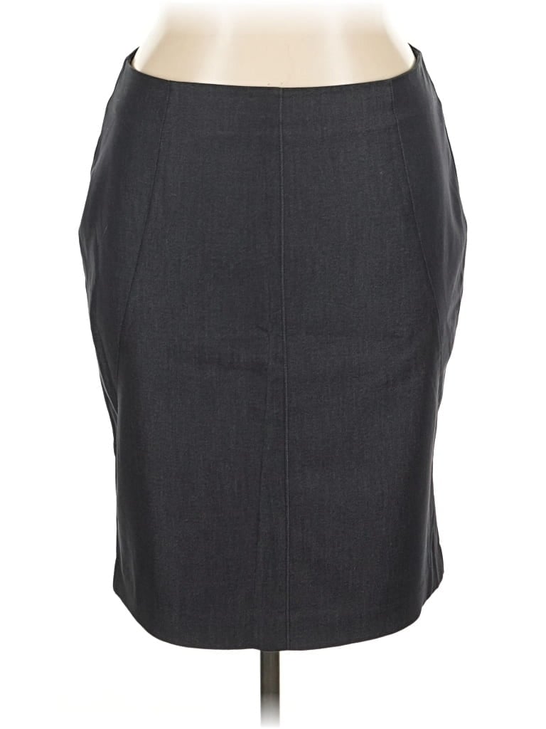 Pre-owned Dana Buchman Formal Skirt In Gray