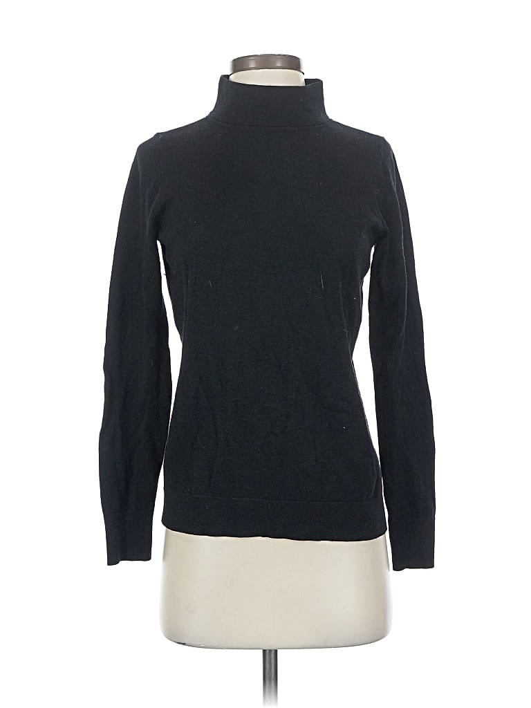 Pre-owned Ann Taylor Loft Turtleneck Sweater In Black