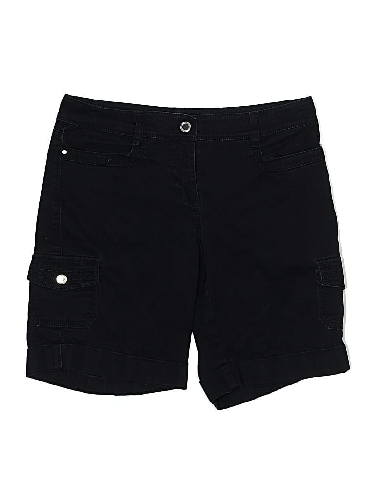 Pre-owned White House Black Market Cargo Shorts In Black